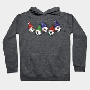 Scattered Merry Gnomes Hoodie